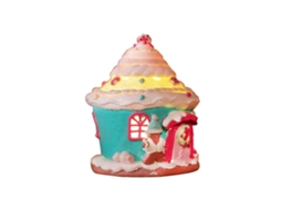 Conjunto de Decorações de Natal com Castelos de Argila para Janelas e Presentes LAXISCREED