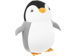 Travesseiro de Viagem Reversível em Formato U, Macio, Poliéster, com Estampa Pinguim e Enchimento CHABERLU