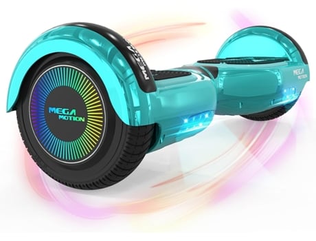 Hoverboard MEGA MOTION 6.5'' Bluetooth e LED Lights A03 Verde