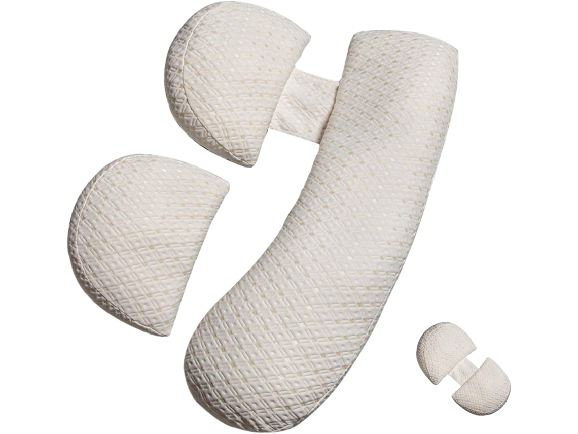 Almofada De Gravidez Ergonómica Com Apoio Lombar E Lateral Elysve