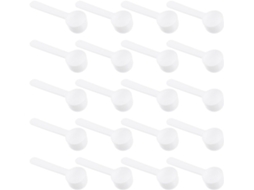 Colheres Medidoras Quantitativas, 100 Unidades, 5g Cada, Leite