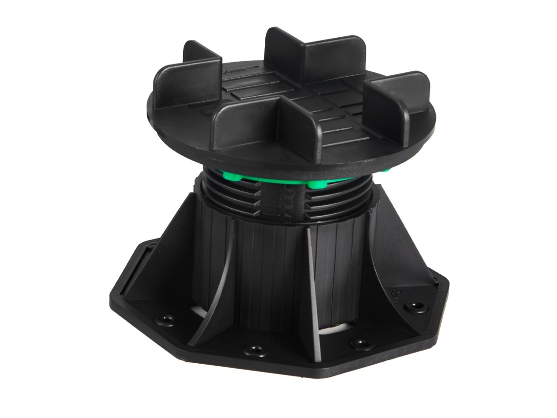 Conjunto De Suportes Ajustáveis Para Terraço E Deck Até 118mm Tekmaquinas