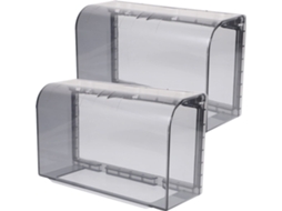 2 Protectores Adhesivos Para Enchufes De Interruptores De Pared.