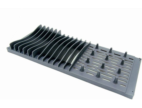 Escorredor de loiça KOOK TIME Flat Cinzento (Plástico - 40x16x3.2 cm)