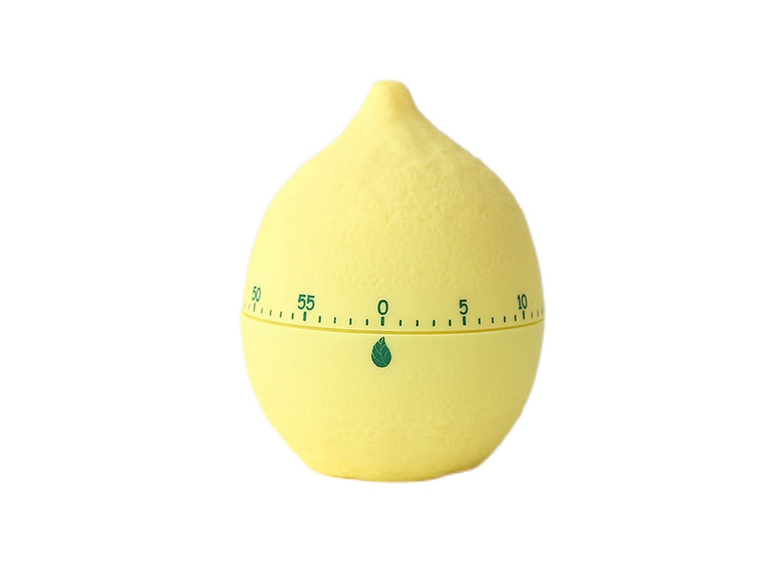 Temporizador de Cozinha de Frutas e Biscoitos Bonitos - Temporizador de Cozinha Manual Inovador (limão)