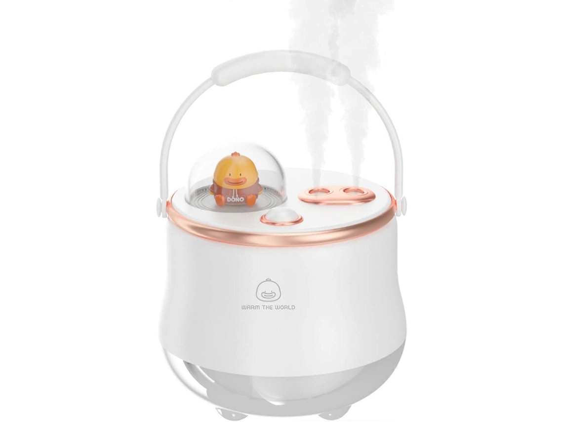 Umidificador Névoa Fria, 400ml, Jato Duplo, Quarto, Escritório BRILVIBERA