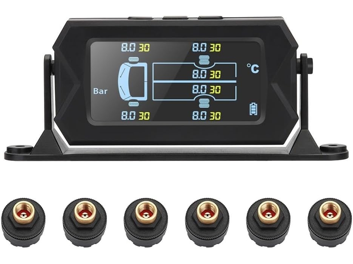 Sistema De Monitoramento De Pressão Dos Pneus Tpms Sem Fio Com Sensor