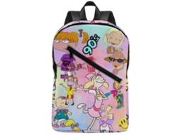 Mochila Escolar Durável Rugrats A11856 Com Acolchoamento Macio, Compartimento Protetor Para Laptop E Alças Ajustáveis ​​m11856 Aquaforge