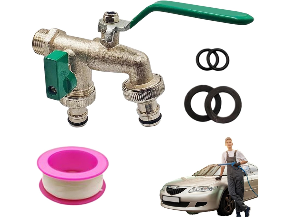 Divisor De Mangueira Com Bico Duplo