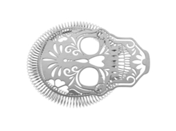 Coador De Bar Em Formato De Caveira, Utensílio De Aço Inoxidável Para Coquetéis.