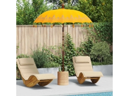Vidaxl Parasol Balinês Amarelo 185 X 185 X 260 Cm
