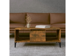 Vidaxl Mesa De Centro 90x50x36,5 Cm Derivados Madeira Carvalho Fumado