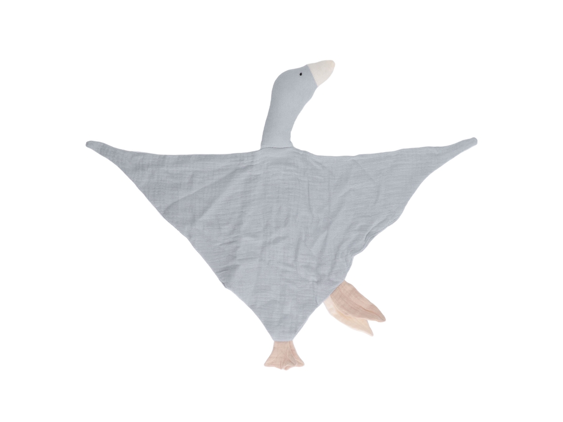 Manta De Seguridad En Forma De Oca Bebé Suave De Algodón Transpirable Bonita Para Recién Nacido Bebé Gris Niebla