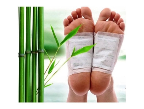 Patches Detox Para Os Pés Black Forest Spa® 100 Patches Vegano 50 Dias Ervas Naturais