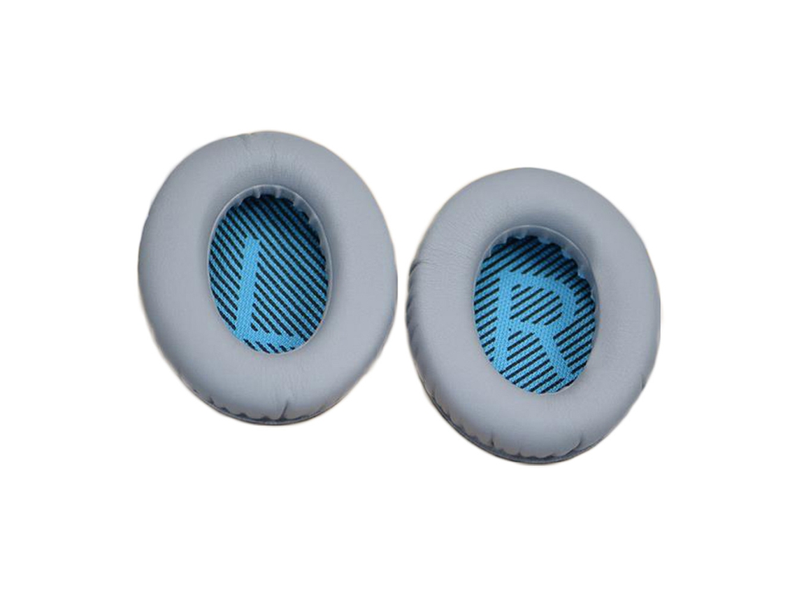 Almofada Para Auscultadores Bose Ae2 De Orelhas De Esponja Macia Cinza + Azul