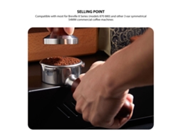 Portafilter Inoxidável Sem Fundo Breville 8 Série 54mm