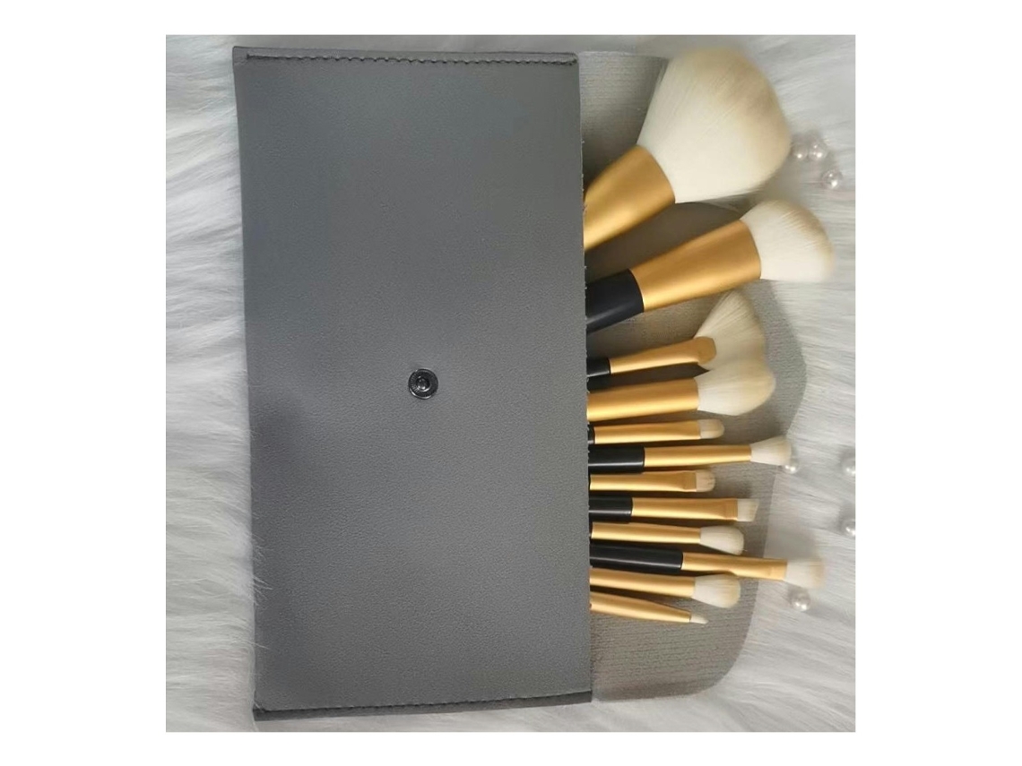 12 Pcs Premium Synthetic Makeup Brush Set Professional Blush Contour Eye Makeup Brush Kit Conjunto B LUUCOZK