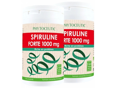 Spirulina Forte 1000 Mg Lote de 2 X 100 Comprimidos PHYTOCEUTIC