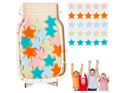 Potes Magnéticos Estrela Recompensas Infantis Sala Aula 25pcs