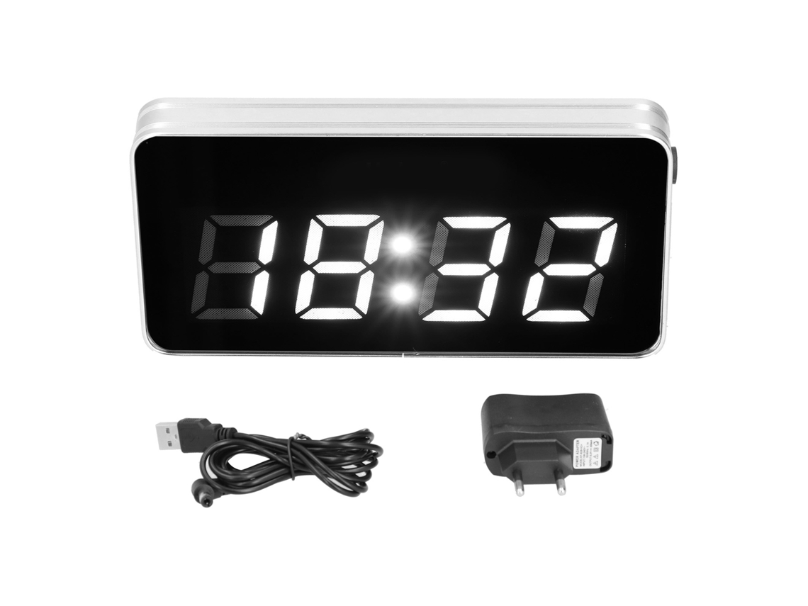 Relógio De Mesa Com Função Luminosa E Display Led
