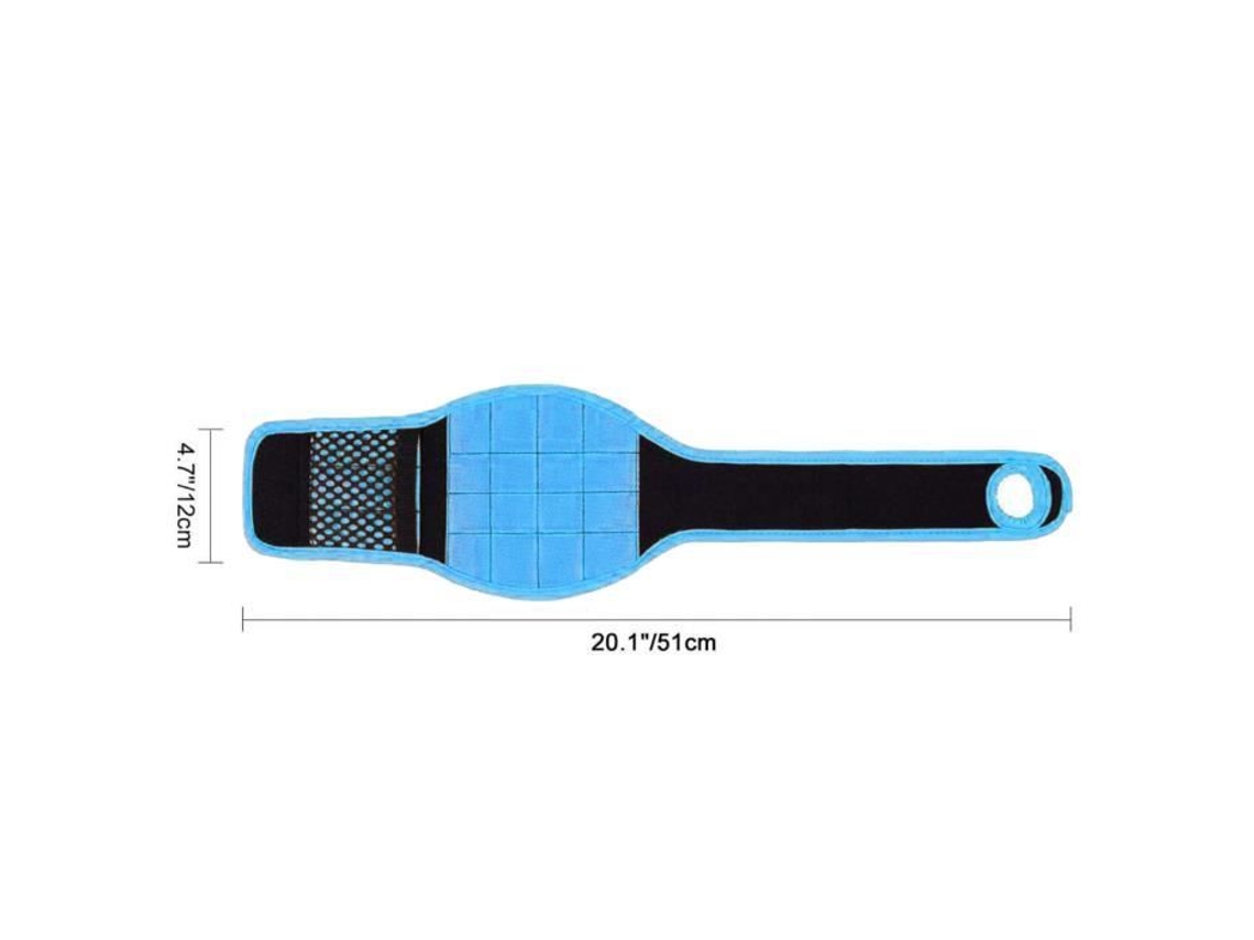 BOLSA DE FERRAMENTAS, pulseira magnética para eletricista, bolsa de ferramentas portátil, ímã, cinto de ferramentas, parafusos, pregos, brocas - azul