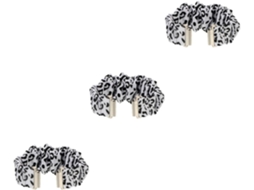 Conjunto De 3 Pulseiras Scrunchie Com Estampa Leopardo Para