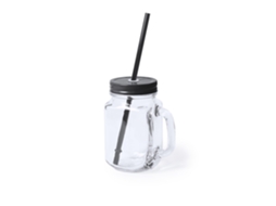 Frasco de Vidro com Canudo de 500 Ml DAM