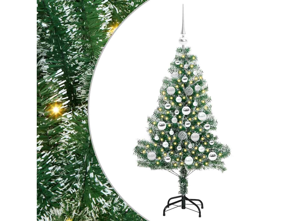 Conjunto 1 Árvores De Natal Artificiais Vidaxl Verde Polietileno (120 Cm)