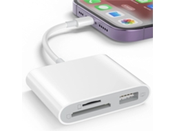 Cartão Sd Para Iphone, Leitor De Cartão De Memória Com Adaptador Usb Para Câmera