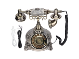 Telefone Fixo Retrô LAXISCREED com Disco Rotativo