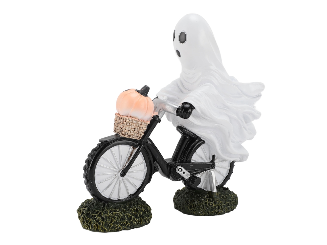 Estátua Ciclista LAXISCREED Pumpkin Ornament