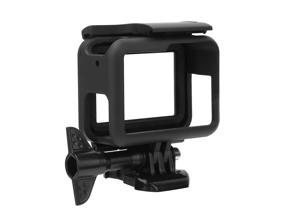 Capa Protetora Para Câmera De Ação Gopro Hero 5/6/7 Com Base E Parafuso.-aquaforge