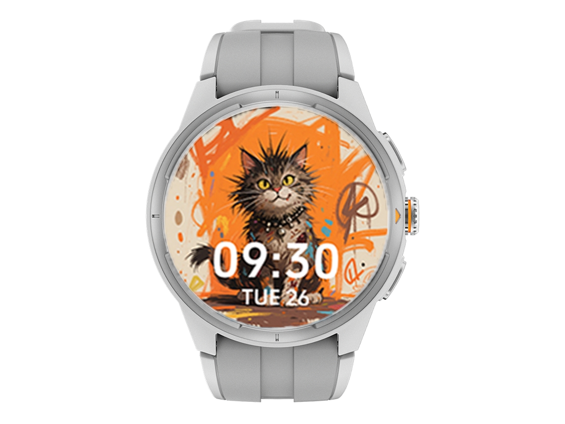 Smartwatch Gtr6 Com Chamadas Bluetooth, Bateria De Longa Duração De 360mah E Design À Prova D'água 3atm (cinza)