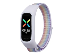 Bracelete de Smartwatch para Oppo Watch Nylon Faixa de Relógio Colorida VENISYMLIS
