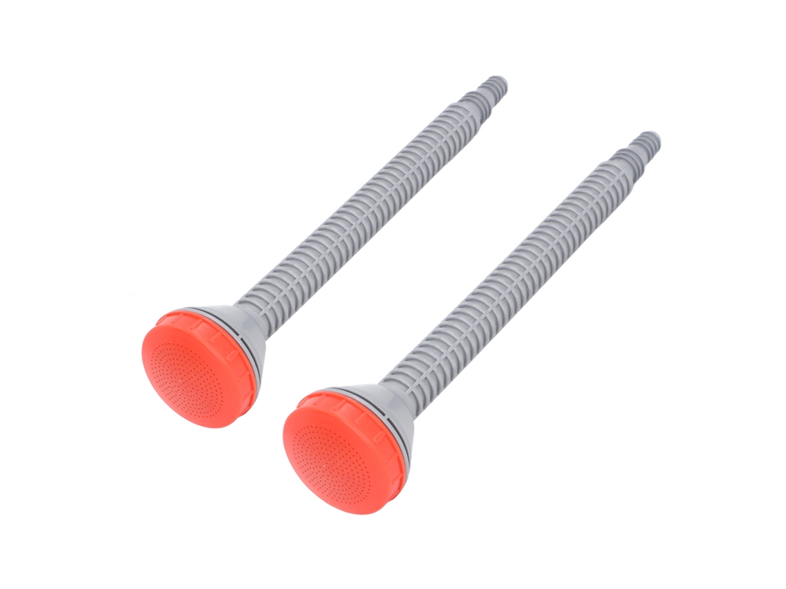 2pcs Jardim Mangueira Bico Plástico 600 Malha Multifuncional Rega Spray Cabeça Para Plantas Gramados Irrigação Agrícola Vermelho E Cinza
