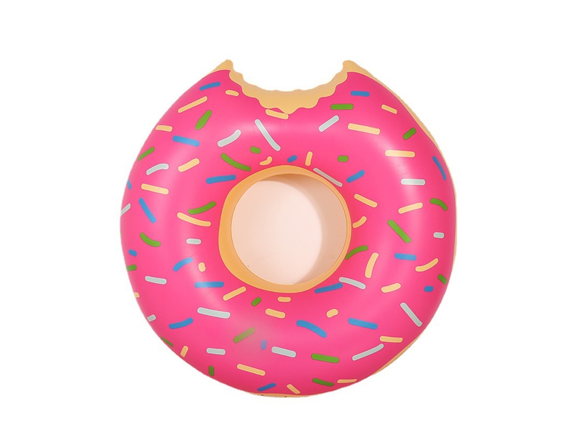 Boia Inflável Infantil Em Formato De Donut Para Natação.