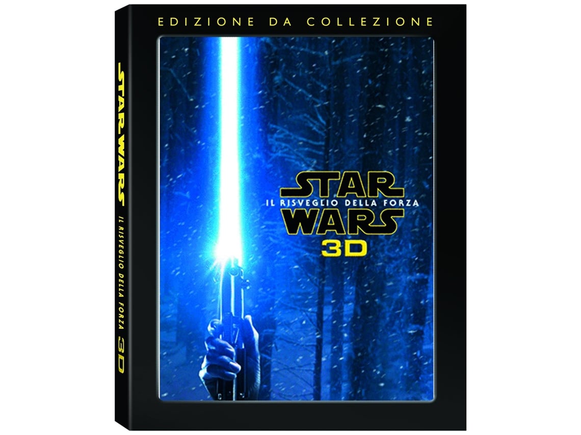 Blu-Ray 3D+2D Star Wars: The Force Awakens Inglês, Italiano
