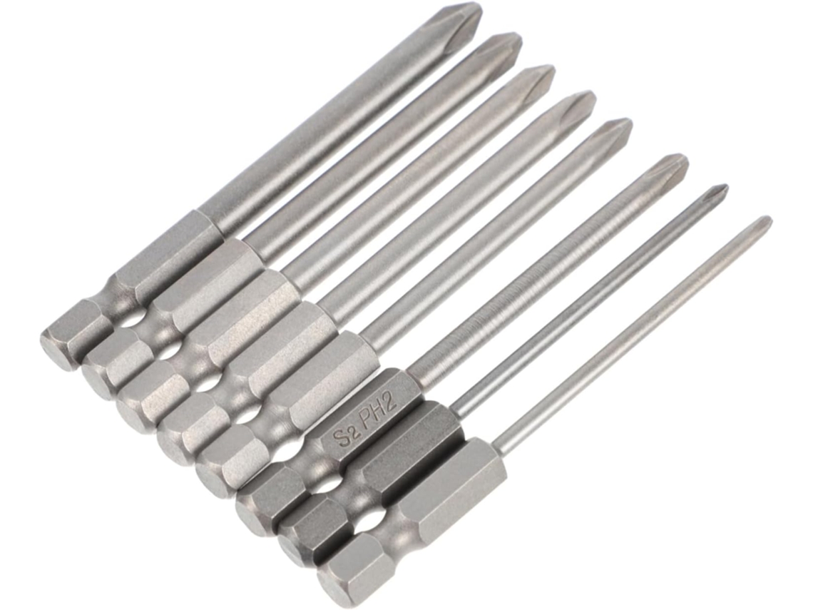 Conjunto De 8 Pontas De Parafusadeira De Impacto Pentalobe Com Ponta Magnética