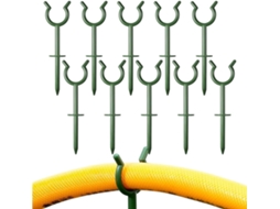 Conjunto De 100 Guias Para Mangueira Jardim Com Suporte Protetor E