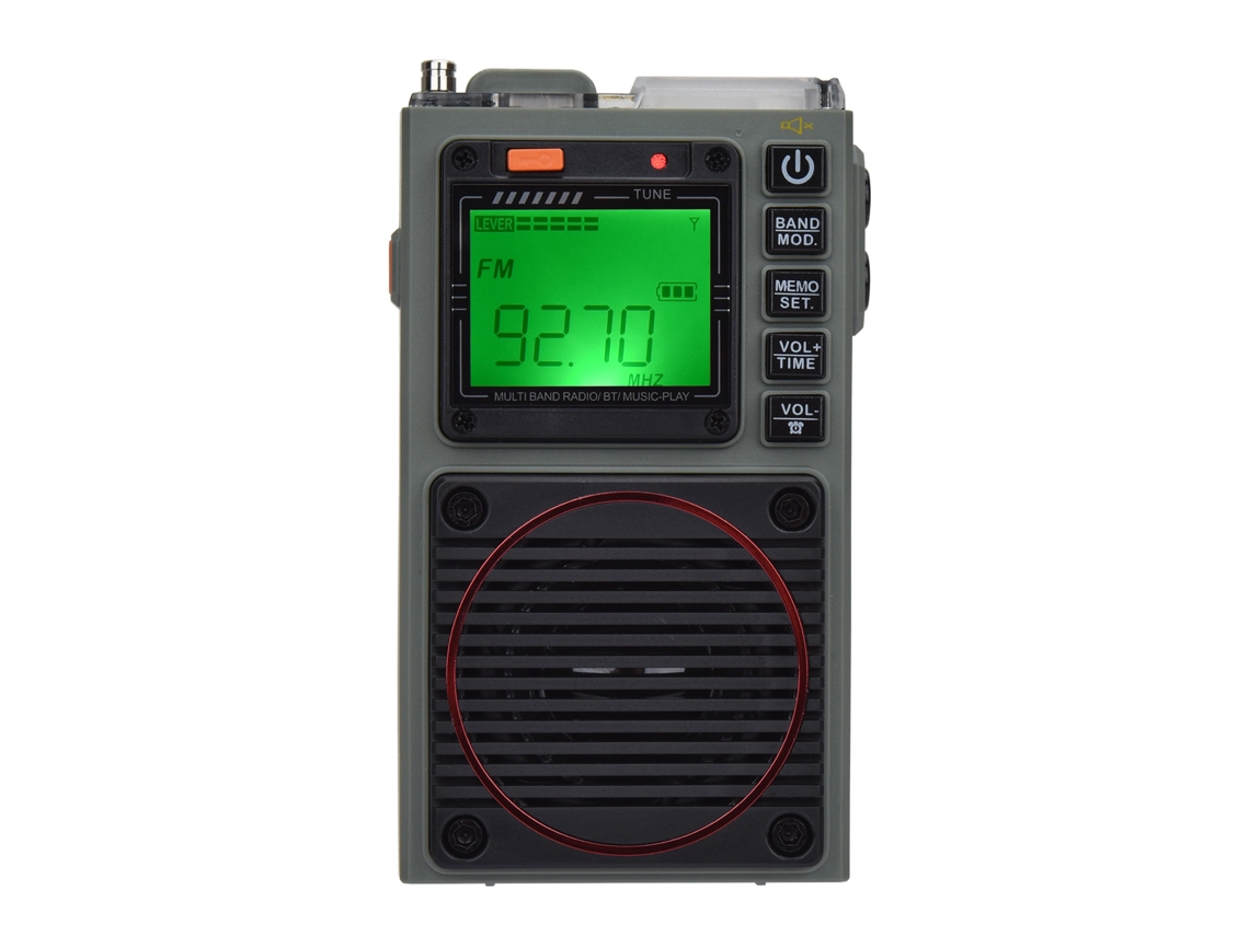 Rádio Fm, Alto falante Estéreo Portátil Digital MDUG