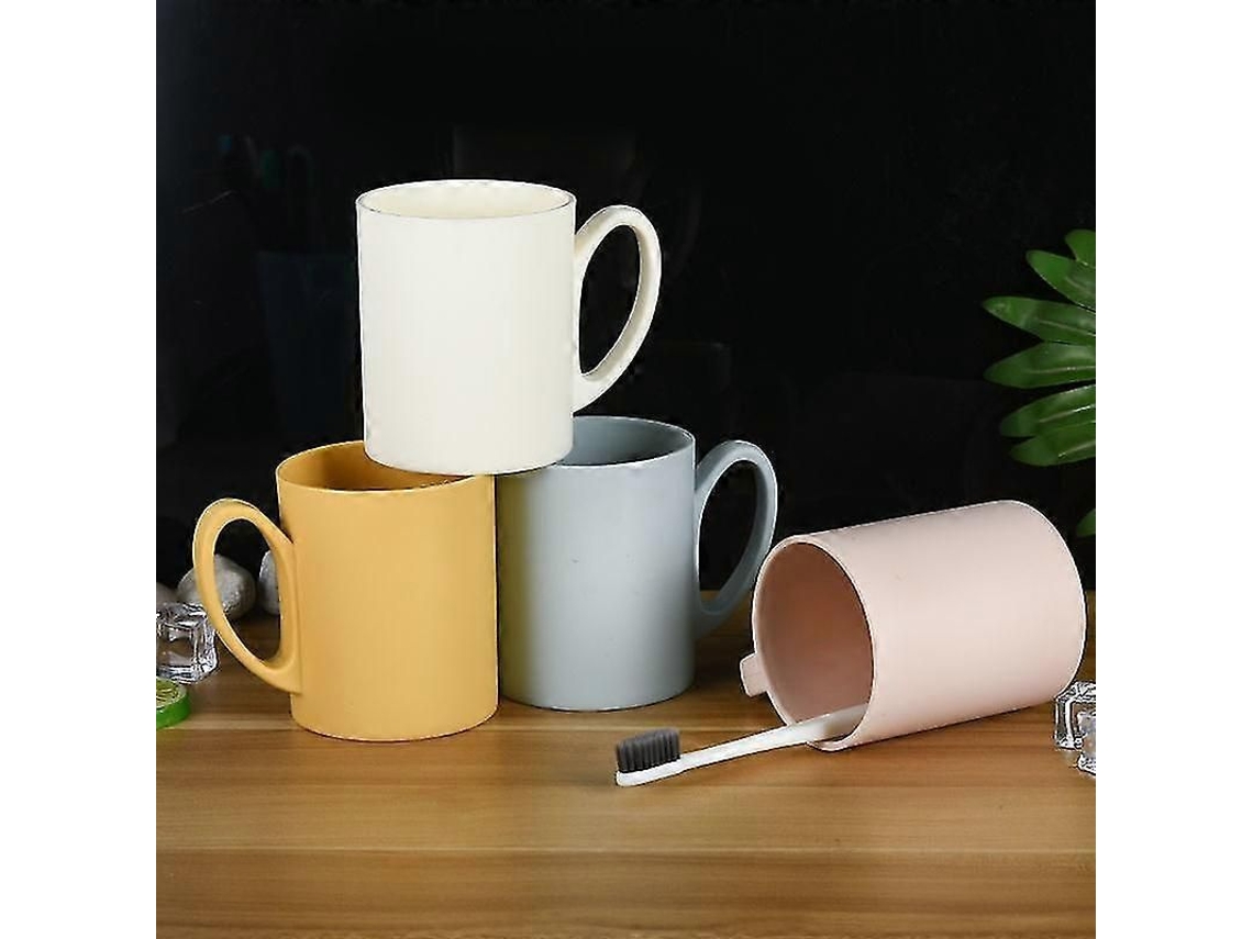 Conjunto De 4 Canecas De Plástico Para Café