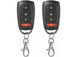 Kit com 2 Controles Remotos Universais para Clonagem de Portas de Garagem, 433 Mhz, 4 Botões, para Portas de Garagem Elétricas, Etc. TAISHENGDA
