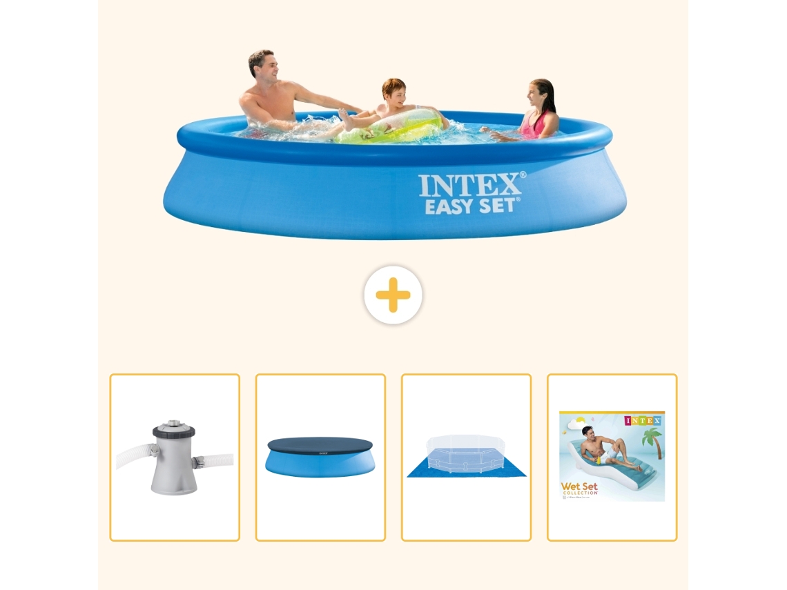 Intex Piscina Easy Set Redonda - 305x61 Cm - 5-peças S322