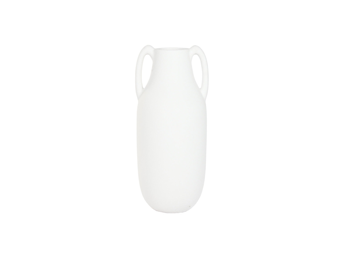 Ânfora de Fibra de Vidro com Alças Rústicas, 38x38x90cm ALEXANDRA HOUSE LIVING
