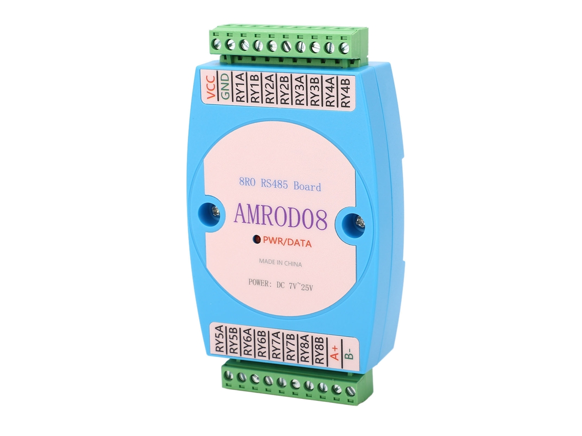 Laxiscreed Módulo De Saída Relay Rs485 8 Canais Para Controle De Rtu