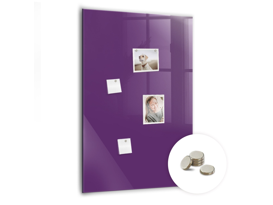 Quadro Magnético Roxo Para A Cozinha Espelharte (70x100 Cm)