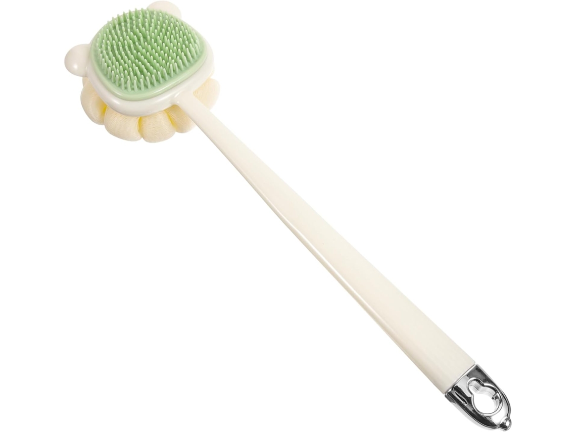 Escova De Banho Homoyoyo Com Cabo Longo Para Corpo, Costas E Braços, Com Cerdas Macias E Cabo Ergonômico Para Facilitar