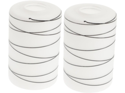 Abajur Cilíndrico De Duas Peças Para Luminária De Parede Com Design Moderno E Elegante.