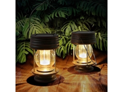 Luzes Solares Suspensas Para Jardim Ao Ar Livre Pacote Com 2 Luzes Solares À Prova Dágua Para Paisagens Olysi Shop