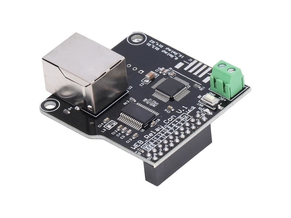Módulo Ethernet HURRISE com Interface Rj45 Módulo de Controle Ethernet Placa Controladora de Rede com Interface Rj45 Para